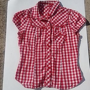 Cowgirl/rockabilly button down shirt